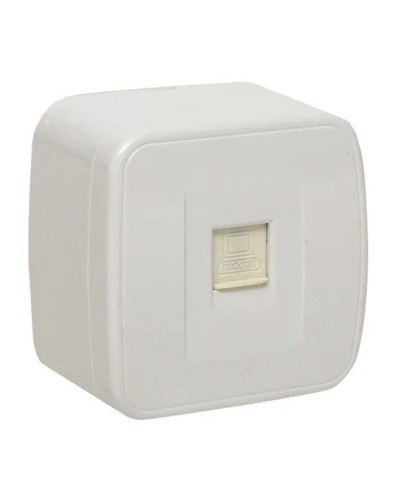Минск Розетка RJ-45 1-местная ОП 1А (EGK01-035-10). Розетка RJ-45 1-местная ОП 1А. EKF в Майкопе