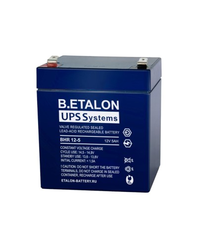 B.ETALON BHR 12-5. Аккумулятор герметичный свинцово-кислотный. ETALON в Майкопе