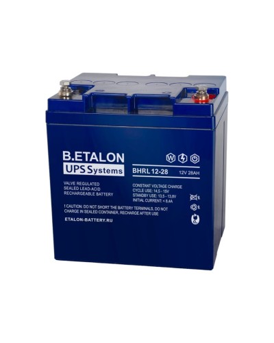 B.ETALON BHRL 12-28. Аккумулятор герметичный свинцово-кислотный. ETALON в Майкопе