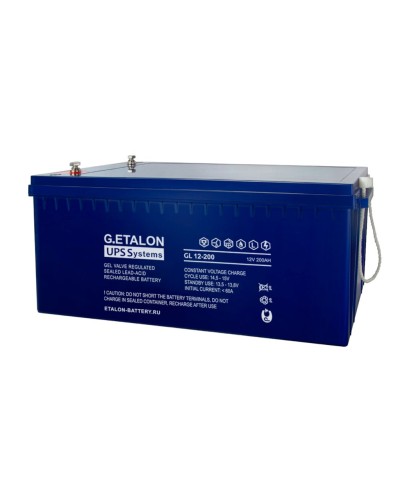 G.ETALON GL 12-200. Аккумулятор герметичный свинцово-кислотный. ETALON в Майкопе