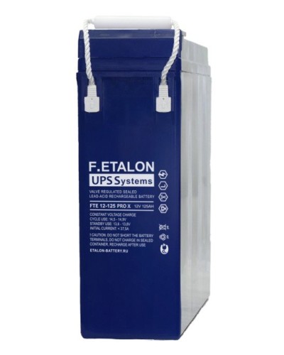 F.ETALON FTE 12-125 PRO X. Аккумулятор герметичный свинцово-кислотный. ETALON в Майкопе