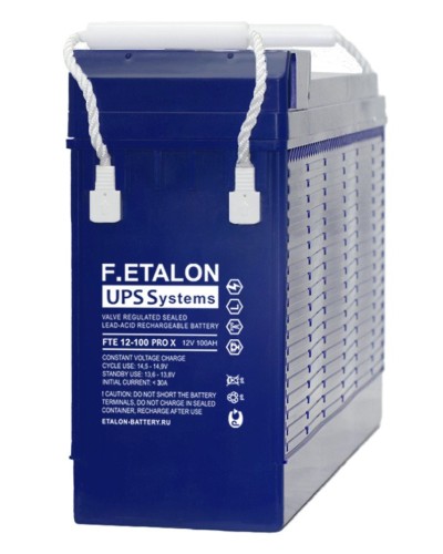 F.ETALON FTE 12-100 PRO X. Аккумулятор герметичный свинцово-кислотный. ETALON в Майкопе
