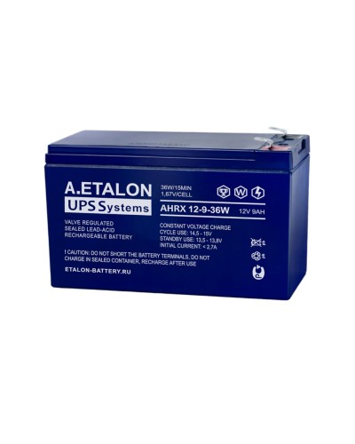 A.ETALON AHRX 12-9-36W. Аккумулятор герметичный свинцово-кислотный. ETALON в Майкопе
