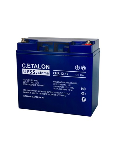 C.ETALON CHR 12-17. Аккумулятор герметичный свинцово-кислотный. ETALON в Майкопе
