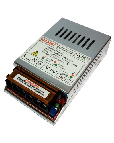 36W/12-24V/95AL. Импульсный блок питания. FARADAY в Майкопе
