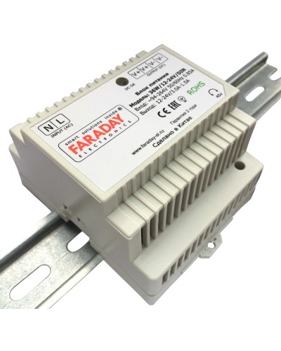 36W/12-24V/DIN. Блок питания. FARADAY в Майкопе