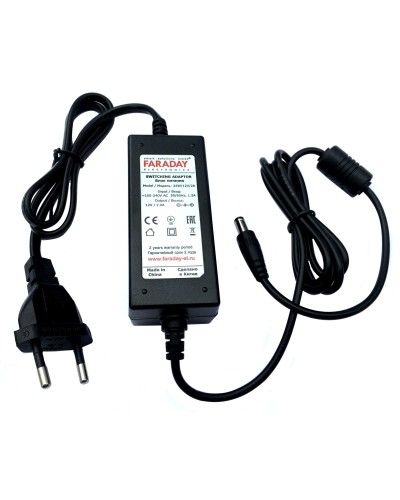 24W/12V/2A. Импульсный блок питания в пластиковом корпусе. FARADAY в Майкопе