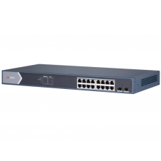 DS-3E1518P-SI. Коммутатор с POE. Hikvision