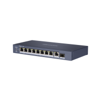 DS-3E0510HP-E. Коммутатор с питанием POE. Hikvision