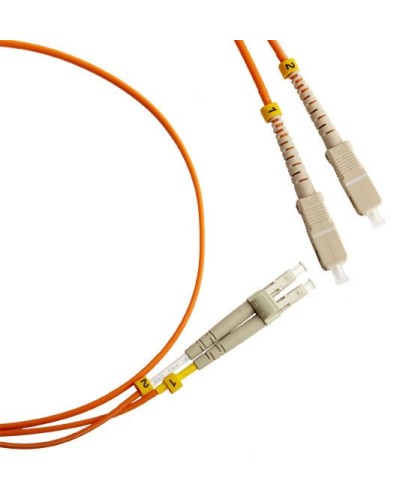 FC-D2-50-LC/PR-SC/PR-H-1M-LSZH-OR. Патч-корд волоконно-оптический LC-SC. Hyperline в Майкопе