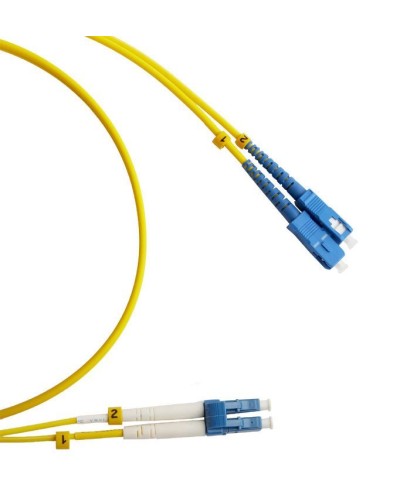 FC-D2-9-LC/UR-SC/UR-H-3M-LSZH-YL. Патч-корд волоконно-оптический LC/UPC-SC/UPC. Hyperline в Майкопе