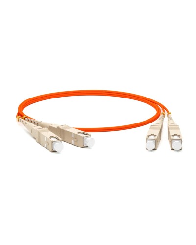 FC-D2-50-SC/PR-SC/PR-H-1M-LSZH-OR. Патч-корд волоконно-оптический SC-SC. Hyperline в Майкопе