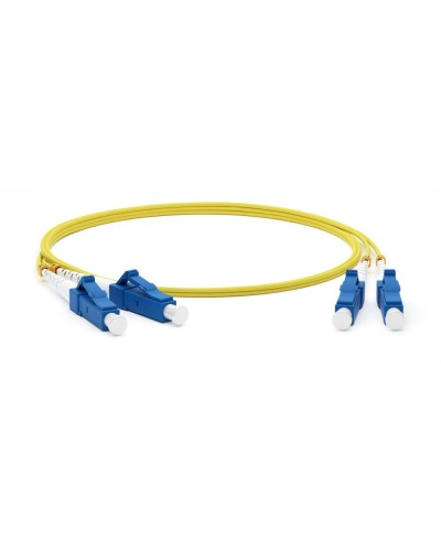 FC-D2-9-LC/UR-LC/UR-H-10M-LSZH-YL. Патч-корд волоконно-оптический одномодовый. Hyperline в Майкопе