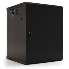 TWB-0645-SR-RAL9004. Шкаф телекоммуникационный 19 настенный 6U. Hyperline