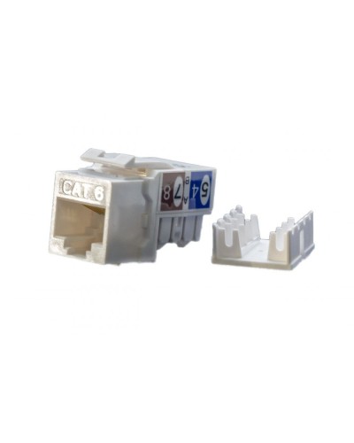 KJ9-8P8C-C6-90-WH. Вставка Keystone Jack RJ-45. Hyperline в Майкопе