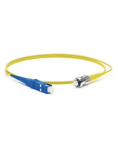 FC-S2-9-SC/UR-ST/UR-H-1M-LSZH-YL. Патч-корд волоконно-оптический одномодовый. Hyperline в Майкопе