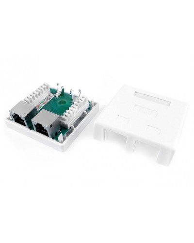 SB1-2-8P8C-C6-SH-WH. Розетка RJ-45. Hyperline в Майкопе