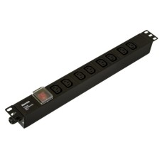 SHE19-8IEC-S-CB. Блок розеток 19. Hyperline