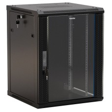 TWB-2266-GP-RAL9004. Шкаф телекоммуникационный 19 настенный 22U. Hyperline