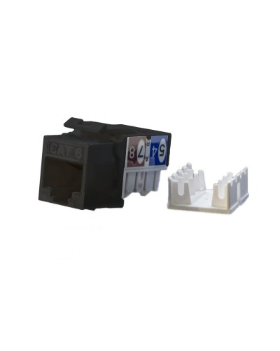 KJ9-8P8C-C6-90-BK. Вставка Keystone Jack RJ-45. Hyperline в Майкопе