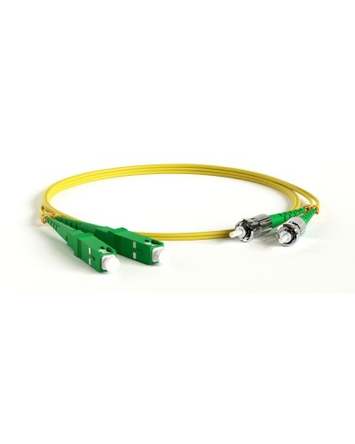 FC-D2-9-SC/AR-ST/AR-H-1M-LSZH-YL. Патч-корд волоконно-оптический ST-SC. Hyperline в Майкопе