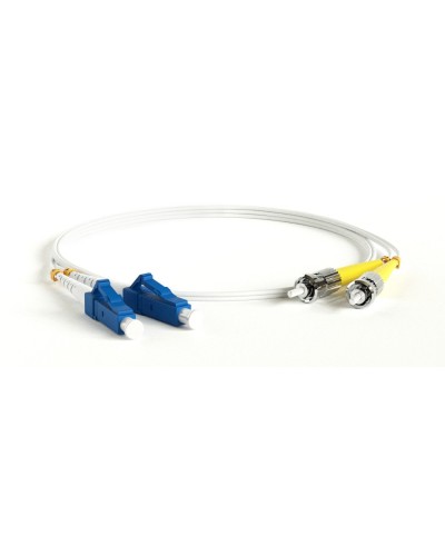 FC-D2-9A1-LC/UR-ST/UR-H-1M-LSZH-WH. Патч-корд волоконно-оптический ST-LC. Hyperline в Майкопе
