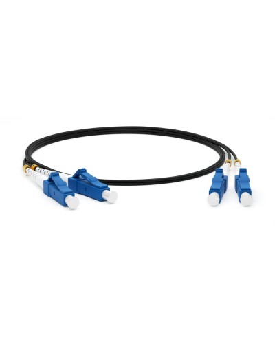 FC-D2-9-LC/UR-LC/UR-H-25M-LSZH-BK. Патч-корд волоконно-оптический одномодовый. Hyperline в Майкопе