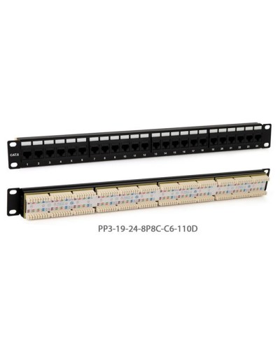 PP3-19-24-8P8C-C5E-110D. Патч-панель 19. Hyperline в Майкопе