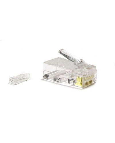 PLUG-8P8C-UV-C6-SH-100 (100 шт). Разъем RJ-45. Hyperline в Майкопе
