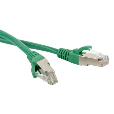 PC-LPM-STP-RJ45-RJ45-C5e-3M-LSZH-GN. Патч-корд медный. Hyperline