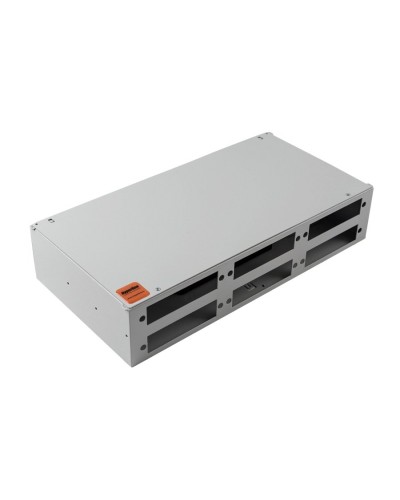 FO-19R-2U-6xSLT-W140H42-48UN-GY. Кросс оптический 19. Hyperline в Майкопе