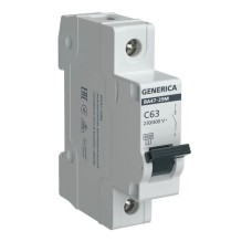 GENERICA ВА47-29М 1P C 63А 4,5кА (MVA21-1-063-C-G). Автоматический выключатель. IEK