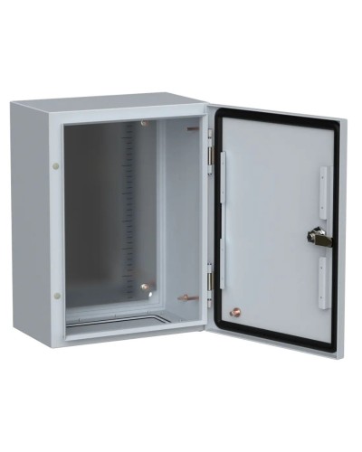ЩМП-40.30.20 УХЛ1 IP66 400x300x200 TITAN 5 (TI5-10-N-040-030-020-66). Шкаф металлический с монтажной платой. IEK в Майкопе