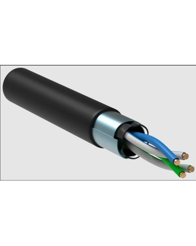 GENERICA F/UTP 5E 24AWG 2PR LDPE 1м черный 305м (BC3-C5E02-339-305-R-G). Кабель «витая пара» (LAN) для структурированных систем связи. IEK в Майкопе