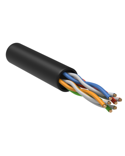 GENERICA U/UTP кат.5E 24AWG 4 пары LDPE черный (BC3-C5E04-139-305-R-G). Кабель «витая пара» (LAN) для структурированных систем связи. IEK в Майкопе
