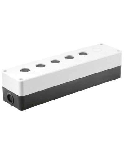 Корпус КП105(6) для кнопок 5(6) мест белый (BKP10-6-K01). Корпус для кнопочных постов. IEK в Майкопе
