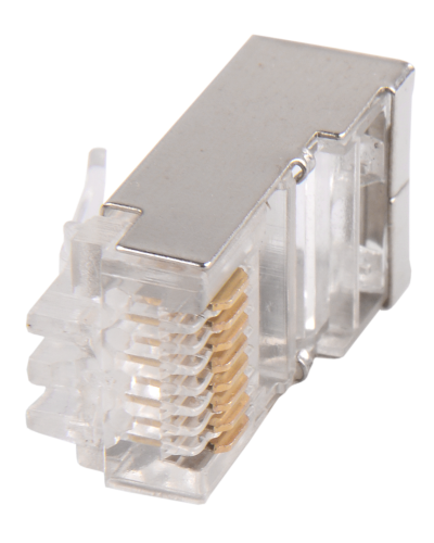 GENERICA Разъём RJ-45 FTP для кабеля кат. 5Е (20 шт) (CS3-1C5EF-G). Разъем RJ-45. IEK в Майкопе