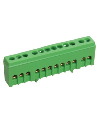 Шина PE земля ШНИ-6х9-10-К-З (YNN10-69-10KD-K06). Шина в корпусном изоляторе на DIN-рейку. IEK в Майкопе