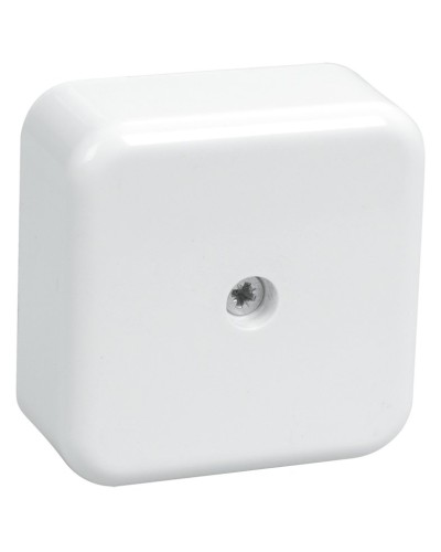 Коробка распаячная КМ41206-01 50х50х20 открытой проводки (4 клеммы 3 мм²) белая (UKO10-050-050-020-K01). Коробка распаячная безгалогенная (HF). IEK в Майкопе