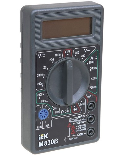 Мультиметр цифровой Universal M830B (TMD-2B-830). Мультиметр цифровой. IEK в Майкопе