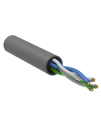 GENERICA U/UTP 5E 24AWG 2PR PVC серый (BC1-C5E02-111-100-R-G). Кабель «витая пара» (LAN) для структурированных систем связи. IEK в Майкопе
