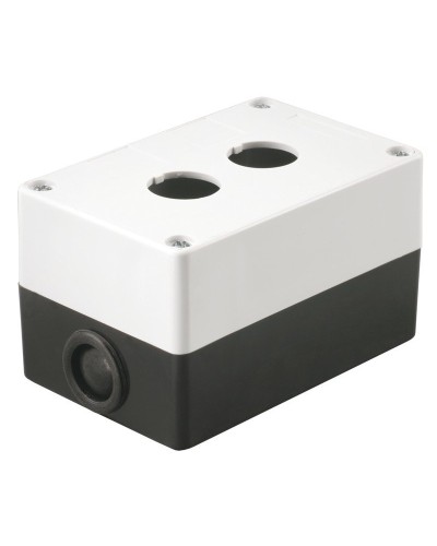 Корпус КП102 для кнопок 2 места белый (BKP10-2-K01). Корпус для кнопочных постов. IEK в Майкопе