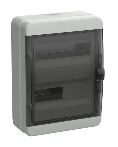 Корпус пластиковый КМПн-24 IP65 TEKFOR (TF5-KP72-N-24-65-K03-K02). Корпус модульный пластиковый черная прозрачная дверь. IEK в Майкопе