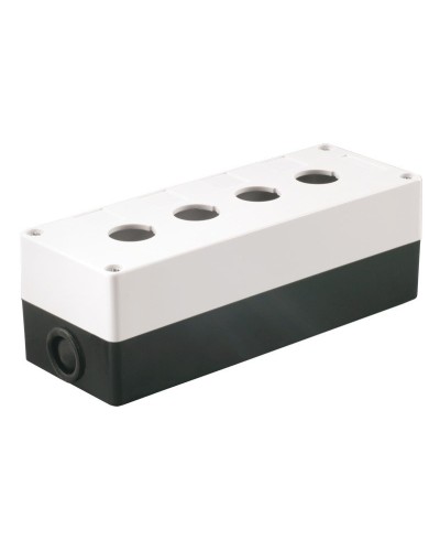 Корпус КП104 для кнопок 4 места белый (BKP10-4-K01). Корпус для кнопочных постов. IEK в Майкопе