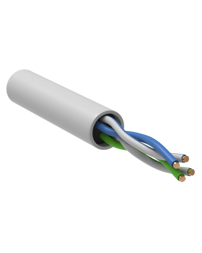 GENERICA U/UTP кат. 5E 24AWG 2 пары LSZH INDOOR белый (BC1-C5E02-128-305-G). Кабель «витая пара» (LAN) для структурированных систем связи. IEK в Майкопе