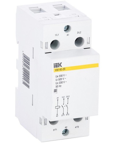 Контактор модульный КМ40-20 AC (MKK11-40-20). Контактор модульный. IEK в Майкопе