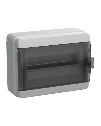 Корпус пластиковый КМПн-12 IP65 TEKFOR (TF5-KP72-N-12-65-K03-K02). Корпус модульный пластиковый черная прозрачная дверь. IEK в Майкопе