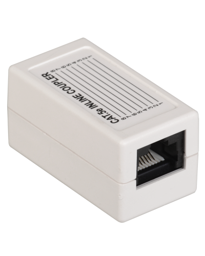 CS70-1C5EU. Проходной адаптер категория 5Е UTP тип RJ45-RJ45, белый. ITK в Майкопе