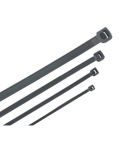 HKB-W48-L200 (100 шт). Хомут кабельный ХКн 4,8х200мм нейлон черный. ITK в Майкопе