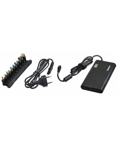 Блок питания Ippon SD90U автоматический 90W 15V-19.5V 11-connectors 4.5A 1xUSB 2.1A, LCD индикатор (705053). Блок питания. Ippon в Майкопе